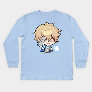 Honkai Star Rail Chibi Gepard Kids Long Sleeve T-Shirt